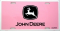 John Deere Pink Ladies License Plate