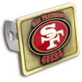 San Francisco 49ers NFL Square Hitch Cover