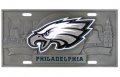 Philadelphia Eagles NFL 3D Pewter License Plate