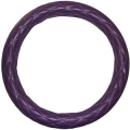 Rig Matters 18" Diamond Cushion Style Purple & Black Semi Truck Steering Wheel Cover