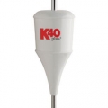 K-40 Plus Series 6000 Watt Trucker White Antenna