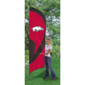 Arkansas Razorbacks NCAA Applique & Embroidered 102" x 30" Tall Team Flag