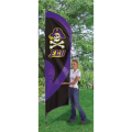East Carolina Pirates NCAA Applique & Embroidered 102" x 30" Tall Team Flag