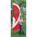 Maryland Terrapins NCAA Applique & Embroidered 102" x 30" Tall Team Flag