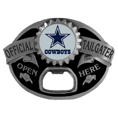 Dallas Cowboys NFL Bottle Opener Tailgater Belt Buckle Global Trucker