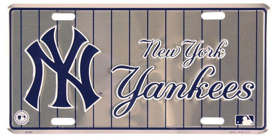 New york yankees license plate Clearance