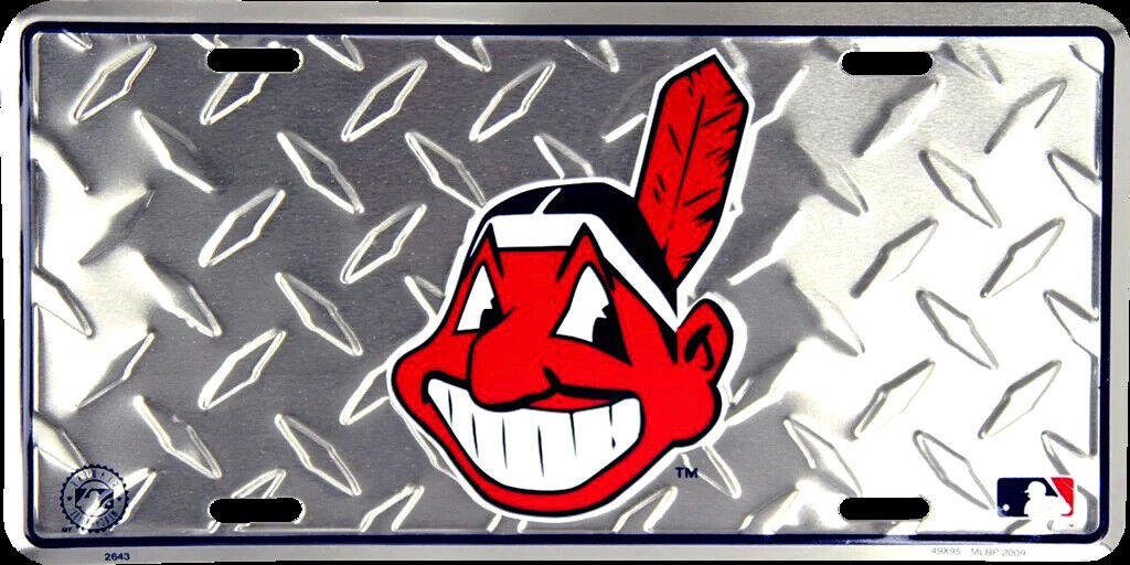 Cleveland Indians License Plates Cleveland Indians Diamond Plate