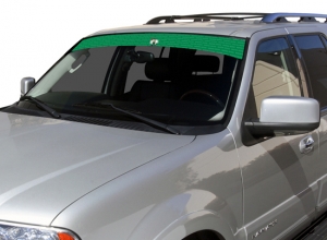 Boston Celtics NBA Logo ""Visorz"" Front Windshield Covering by Glass Tatz