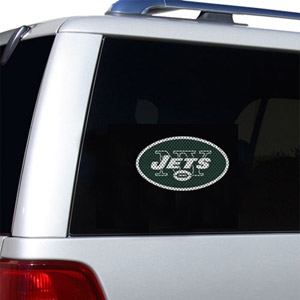 New York Jets Glass Tatz NFL Logo "CUTZ" Side Windshield Graphic/Decal