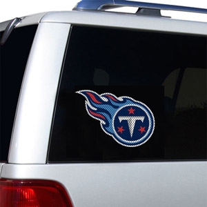 Tennessee Titans Glass Tatz NFL Logo "CUTZ" Side Windshield Graphic/Decal