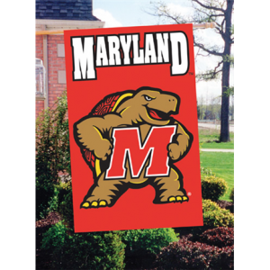 Maryland Terrapins Embroidered Vertical Outdoor Flag