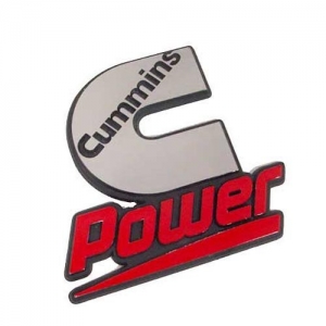 Cummins Diesel Engines Power Badge Auto Chrome Emblem Decal-FREE SHIPPING
