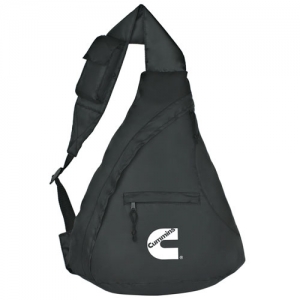 Cummins Over The Shoulder Black Sling Backpack