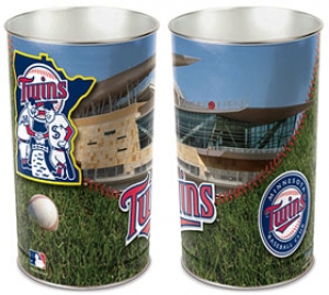 Minnesota Twins MLB 15" Tapered Wastebasket