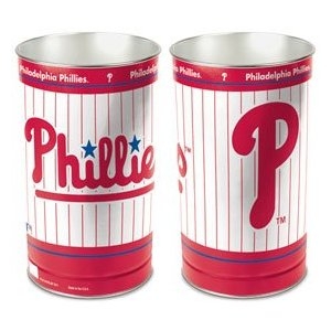 Philadelphia Phillies MLB 15" Tapered Wastebasket