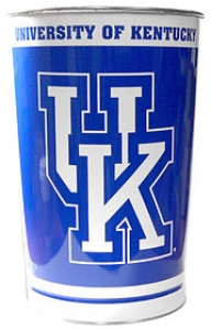 Kentucky Wildcats NCAA 15" Tapered Wastebasket