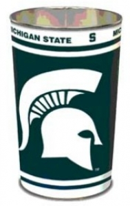 Michigan State Spartans NCAA 15" Tapered Wastebasket