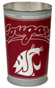 Washington State Cougars NCAA 15" Tapered Wastebasket