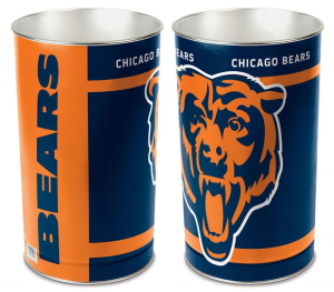 Chicago Bears NFL 15" Tapered Wastebasket