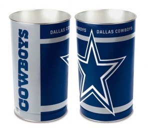 Dallas Cowboys NFL 15" Tapered Wastebasket