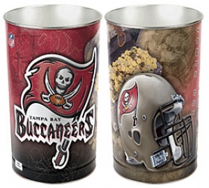 Tampa Bay Buccaneers NFL 15" Tapered Wastebasket