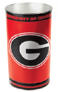 Georgia Bulldogs NCAA 15" Tapered Wastebasket