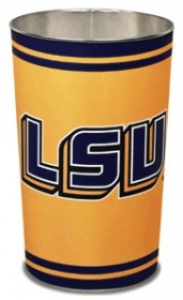 LSU Tigers NCAA 15" Tapered Wastebasket