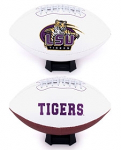 LSU Tigers Embroidered Signature Series Football
