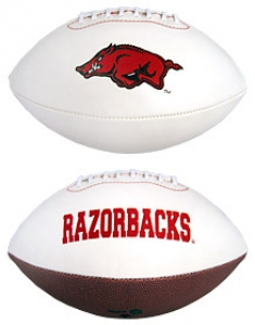 Arkansas Razorbacks Embroidered Signature Series Football
