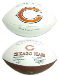 Chicago Bears Embroidered Signature Series Football
