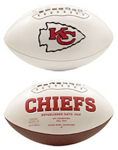 Kansas City Chiefs Embroidered Signature Series Football