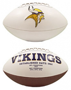 Minnesota Vikings Embroidered Signature Series Football