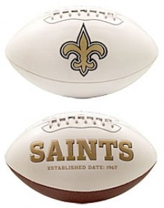 New Orleans Saints Embroidered Signature Series Football