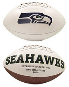 Seattle Seahawks Embroidered Signature Series Football