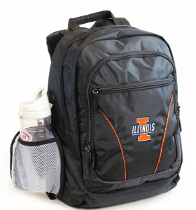 Illinois Fighting Illini NCAA 2 Strap Laptop Backpack-FREE SHIPPING