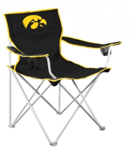 Iowa Hawkeyes NCAA Deluxe Nylon Tailgate Chair
