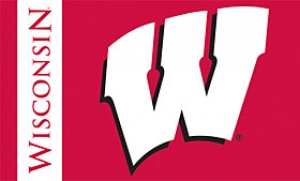 Wisconsin Badgers NCAA 3 x 5 Flag