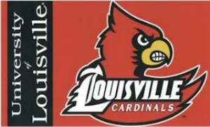 Louisville Cardinals NCAA 3 x 5 Flag