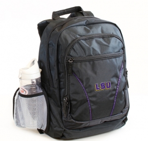 LSU Tigers NCAA 2 Strap Laptop Backpack-FREE SHIPPING
