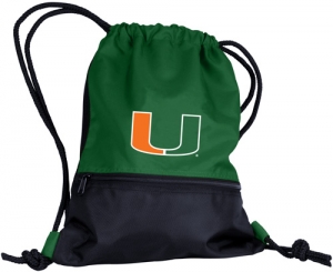 Miami Hurricanes NCAA School String Pack Backpack