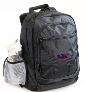 Ole Miss Rebels NCAA 2 Strap Laptop Backpack-FREE SHIPPING