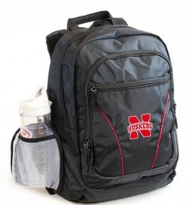 Nebraska Cornhuskers NCAA 2 Strap Laptop Backpack-FREE SHIPPING