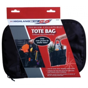 Cequent Collapsible Tote with Zipper Pockets