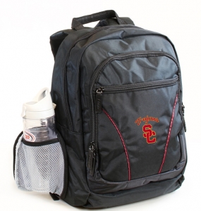 USC Trojans NCAA 2 Strap Laptop School Backpack-FREE SHIPPING