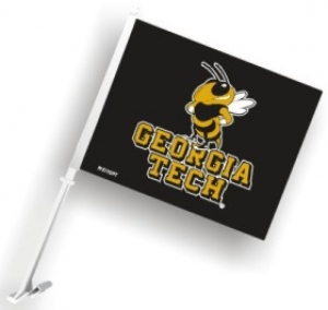 Georgia Tech Yellow Jackets NCAA Car Flag