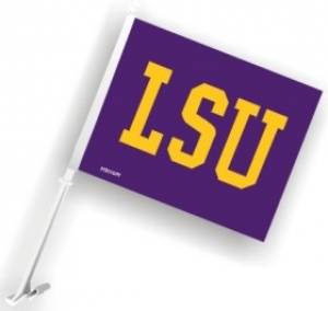 LSU Tigers NCAA Car Flag