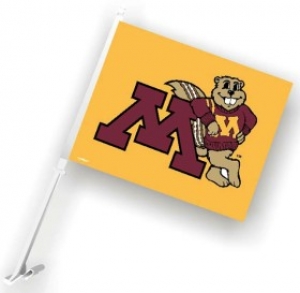 Minnesota Golden Gophers NCAA Car Flag