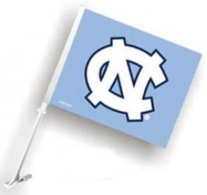 North Carolina Tar Heels NCAA Car Flag
