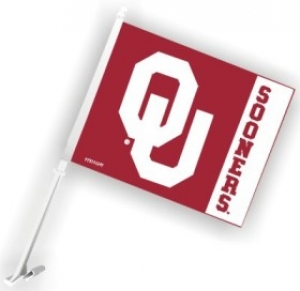 Oklahoma Sooners NCAA Car Flag