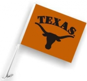 Texas Longhorns NCAA Car Flag